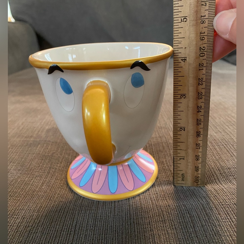 Disney Parks authentic ceramic Chip Mug, Beauty and the Beast, souvenir for less - Picture 7 of 9